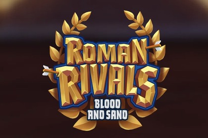 Roman Rivals Blood and Sand Online Slot Logo