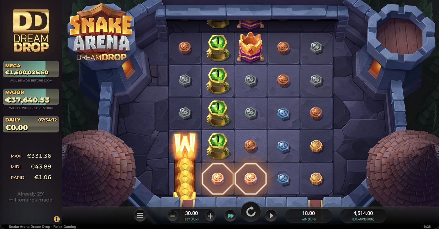 Snake Arena Dream Drop: image of winning