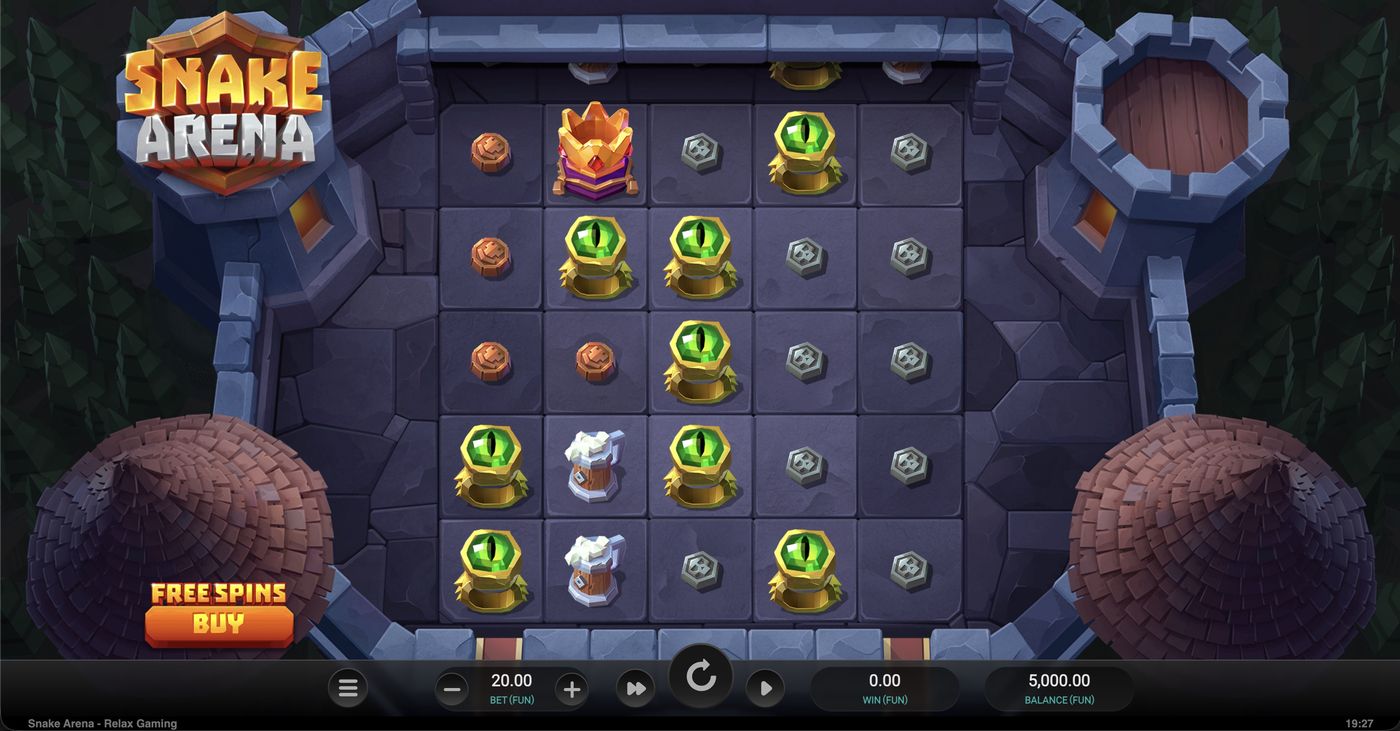 Snake Arena: image of main menu