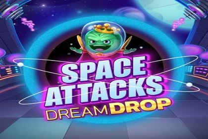 Space Attacks Dream Drop Online Slot Logo