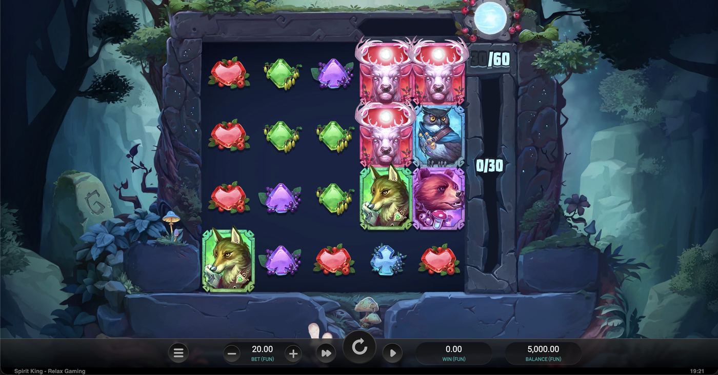 Spirit King: image of main menu