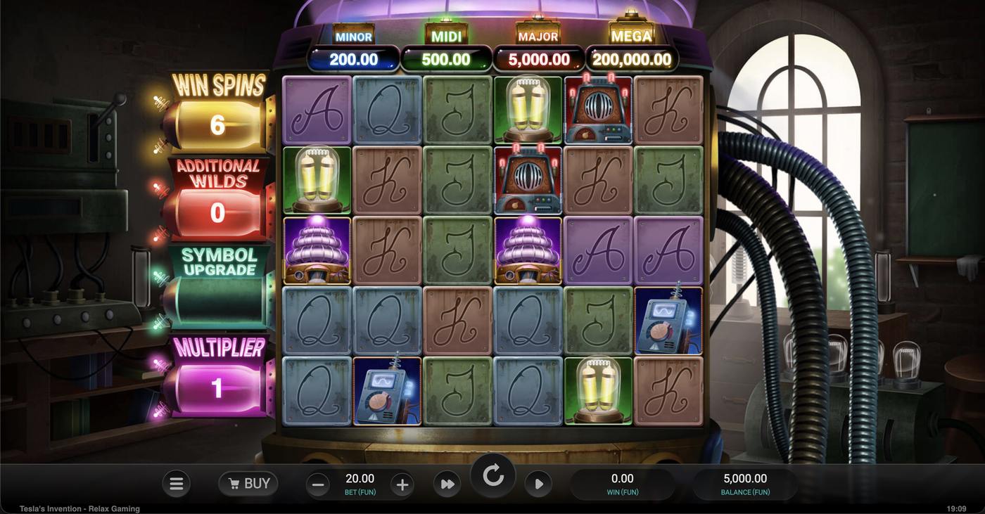 Tesla's Invention: image of main menu