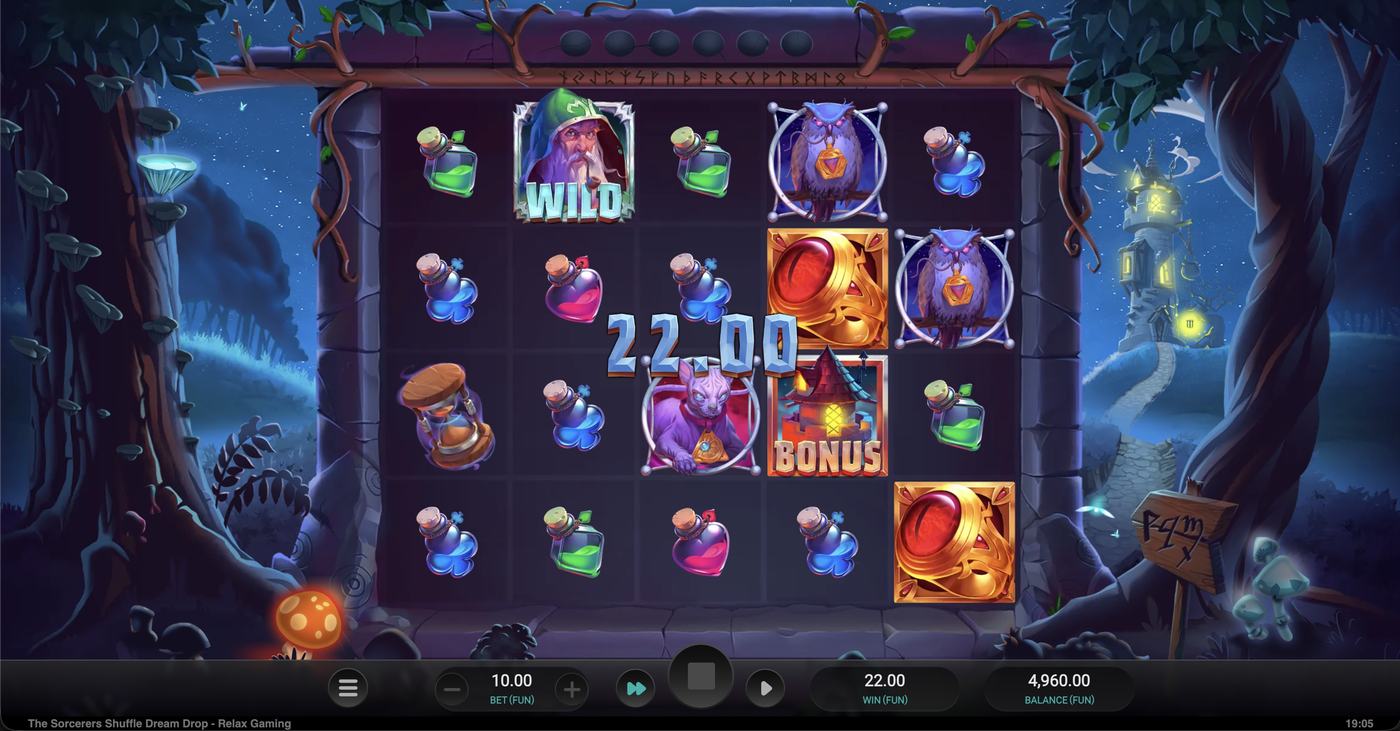 The Sorcerers Shuffle Dream Drop: image of winning