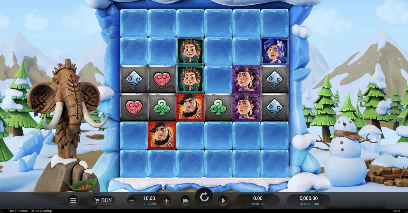 The Tumbles: image of main menu