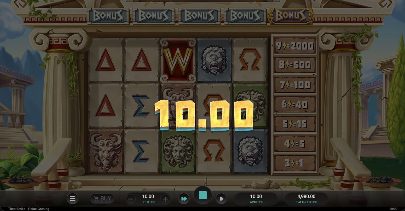 Titan Strike: image of winning