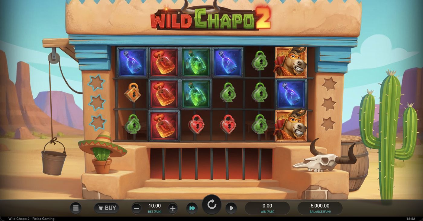 Wild Chapo 2: image of main menu