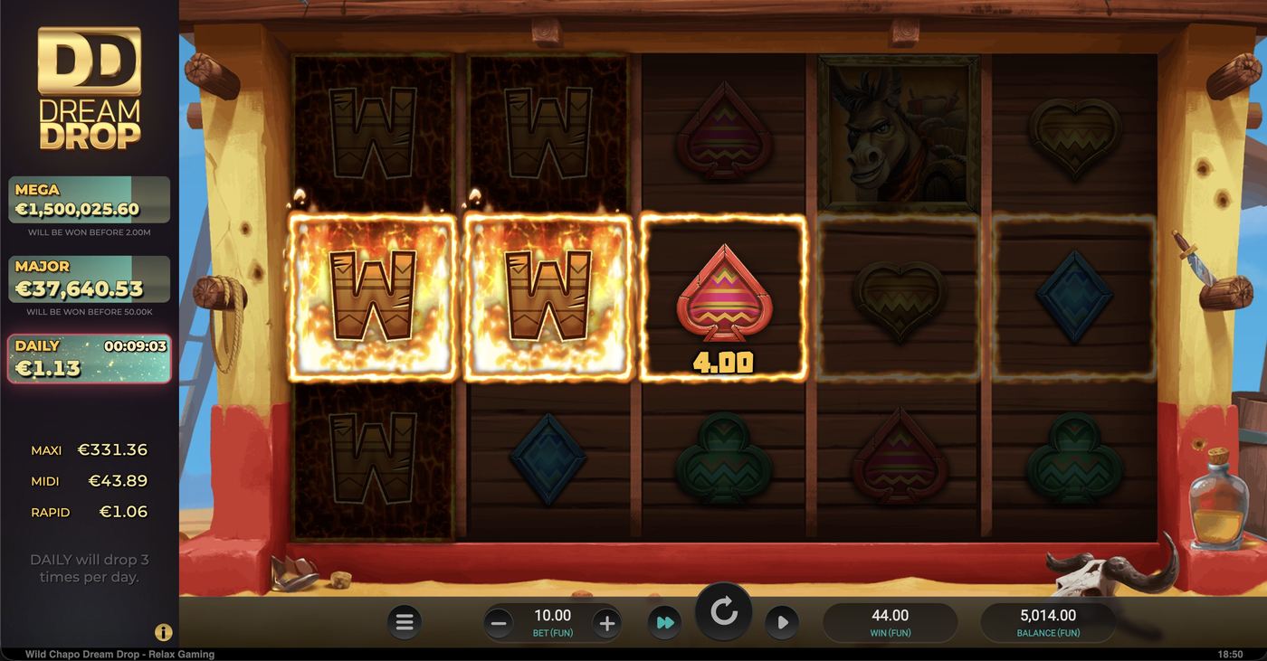 Wild Chapo Dream Drop: image of winning