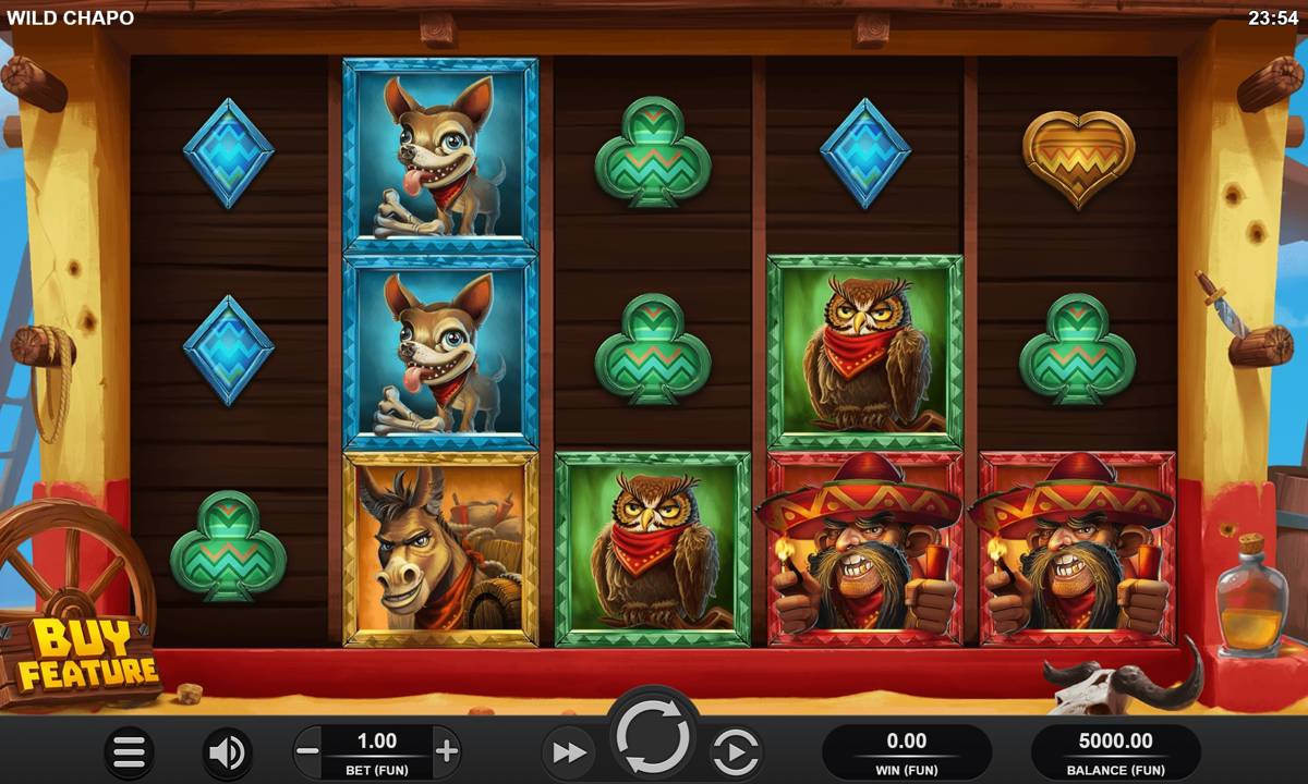 Wild Chapo: image of main menu