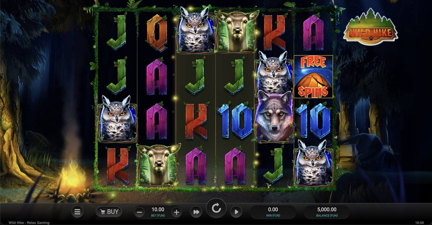Wild Hike: image of main menu
