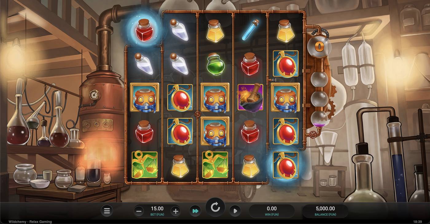 Wildchemy: image of main menu