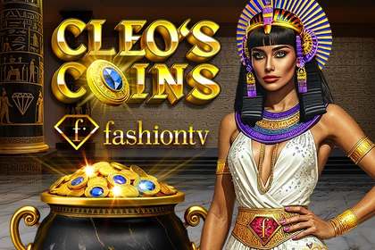 Cleo's Coins – Fashion TV Online Slot Logo