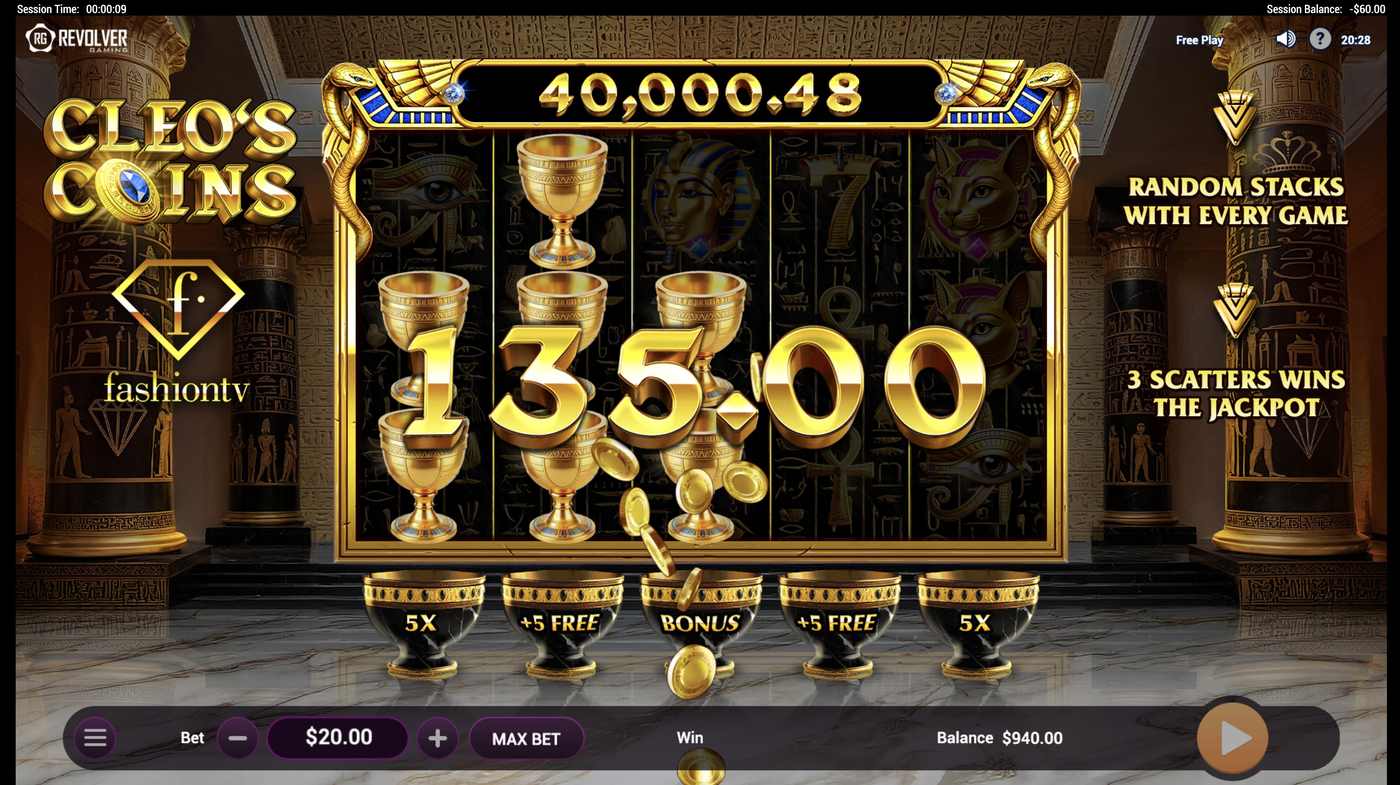 Cleo's Coins – Fashion TV: image of winning
