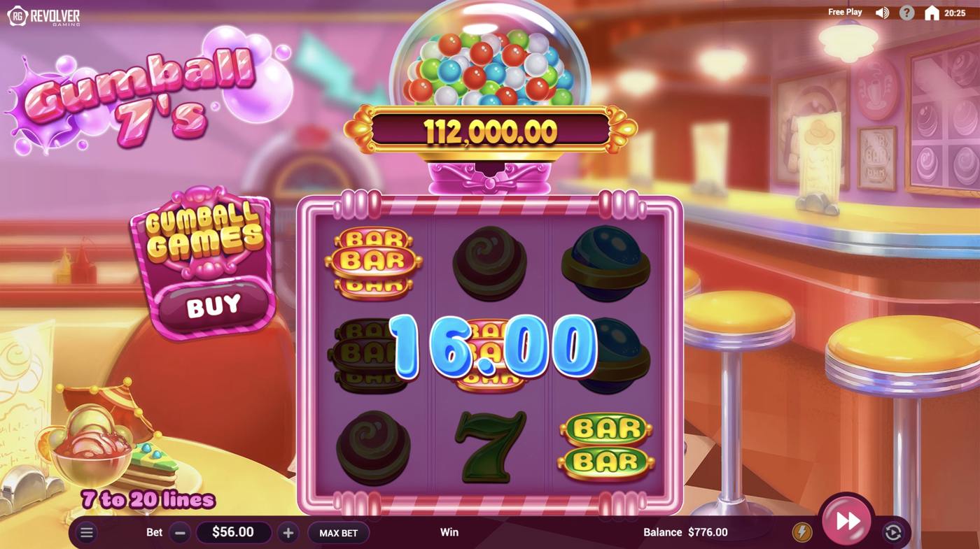 Gumball 7’s: image of winning