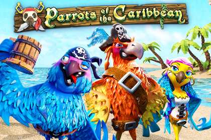 Parrots of the Caribbean Online Slot Logo
