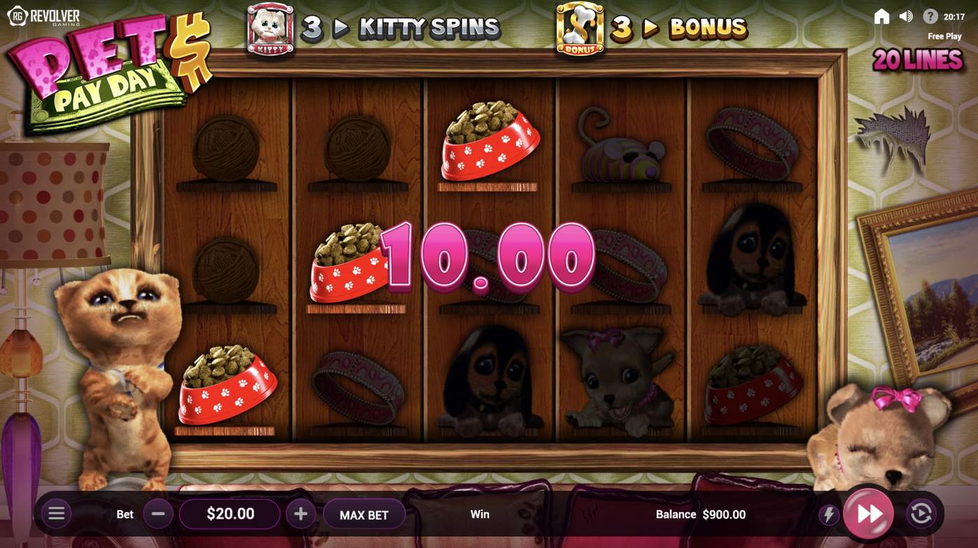 Pets Payday: image of winning