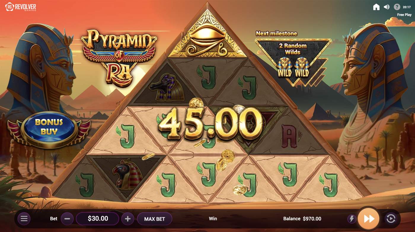 Pyramid of Ra: image of winning