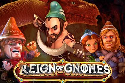 Reign of Gnomes Online Slot Logo