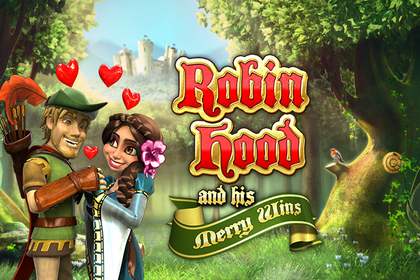 Robin Hood and his Merry Wins Online Slot Logo