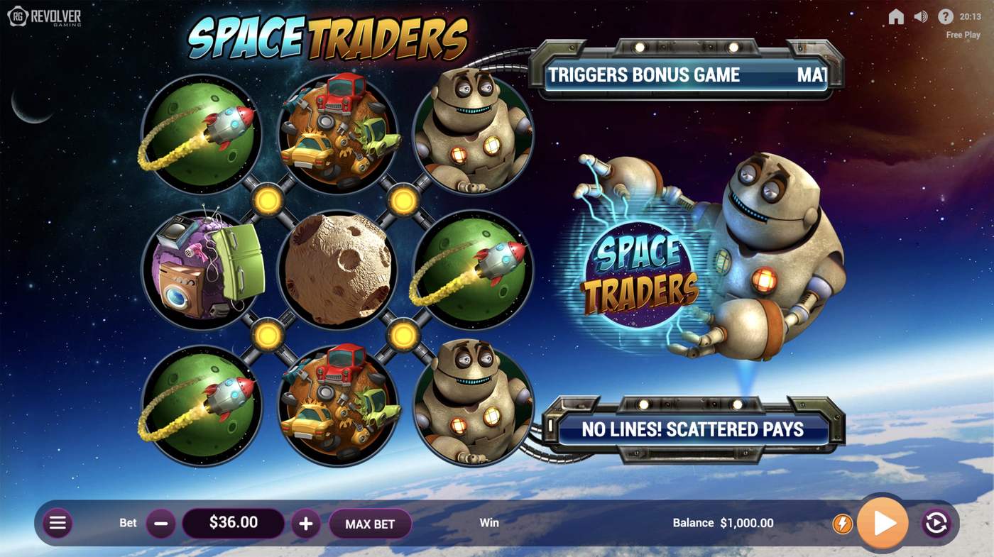 Space Traders: image of main menu