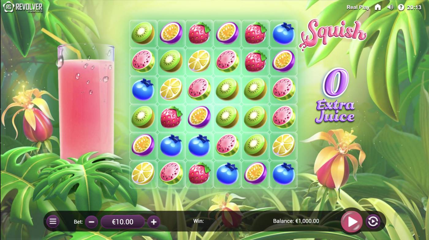 Squish: image of main menu