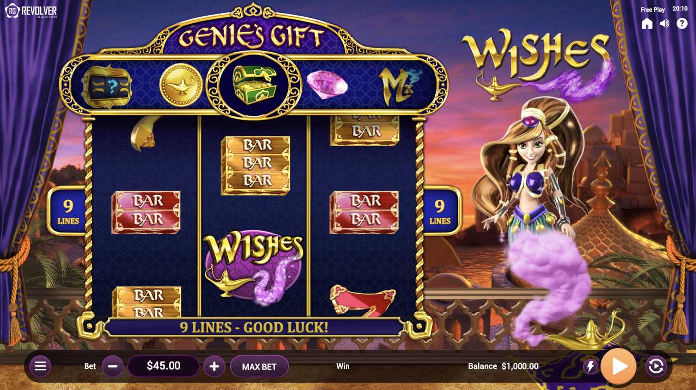 Wishes: image of main menu