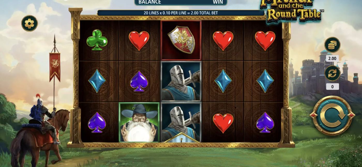 Arthur and the Round Table: image of main menu