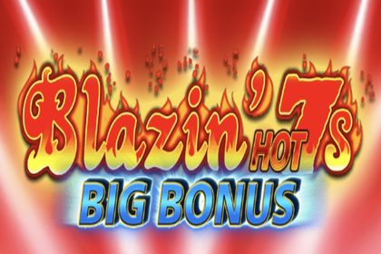 Blazin Hot 7s Big Bonus Online Slot Logo