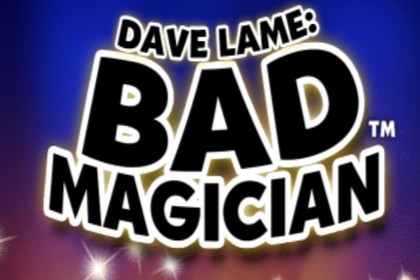 Dave Lame Bad Magician Online Slot Logo