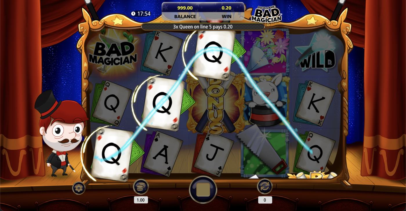 Dave Lame Bad Magician: image of winning