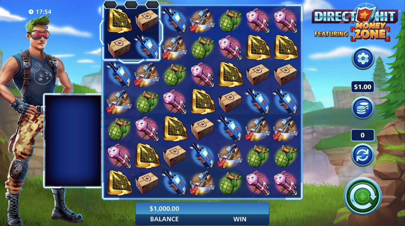 Direct Hit: image of main menu