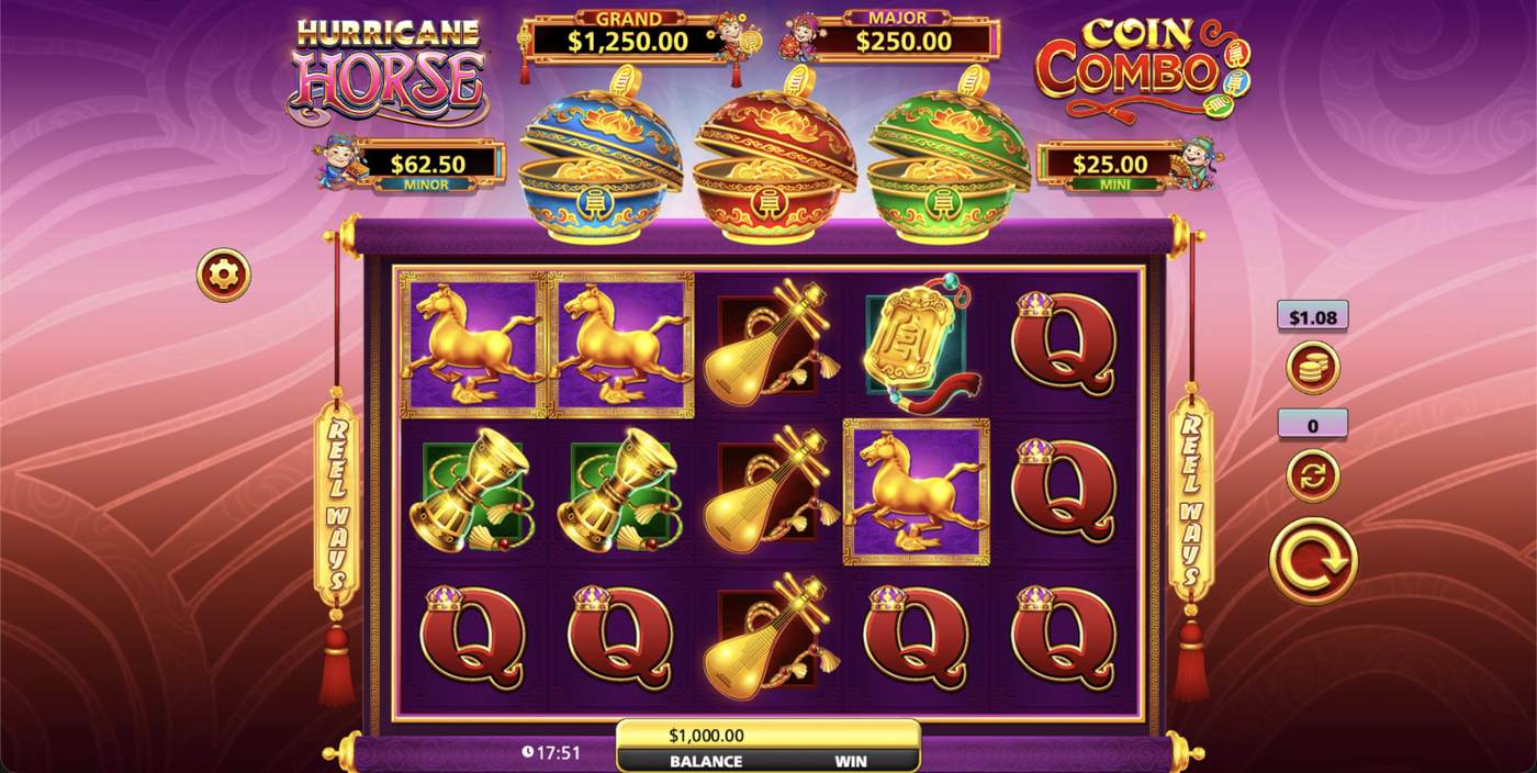Hurricane Horse: image of main menu