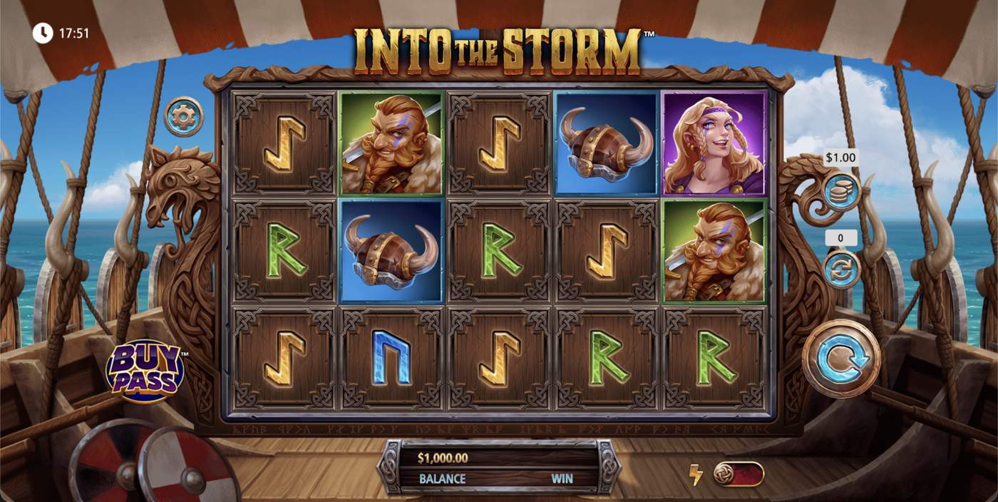 Into The Storm: image of main menu