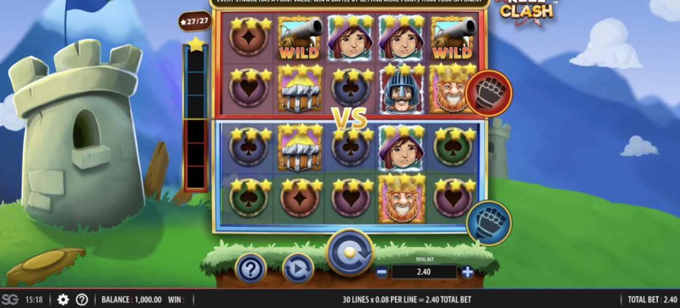 Reel Clash: image of main menu