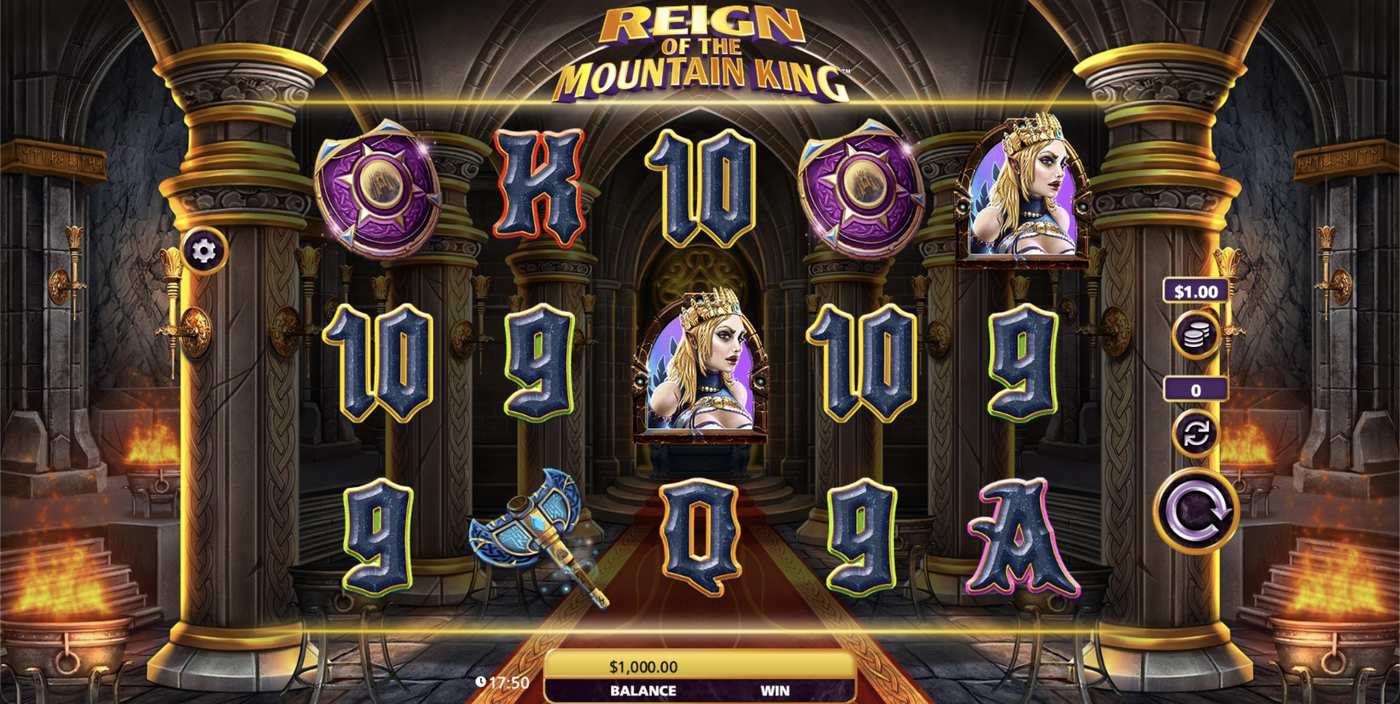 Reign of the Mountain King: image of main menu