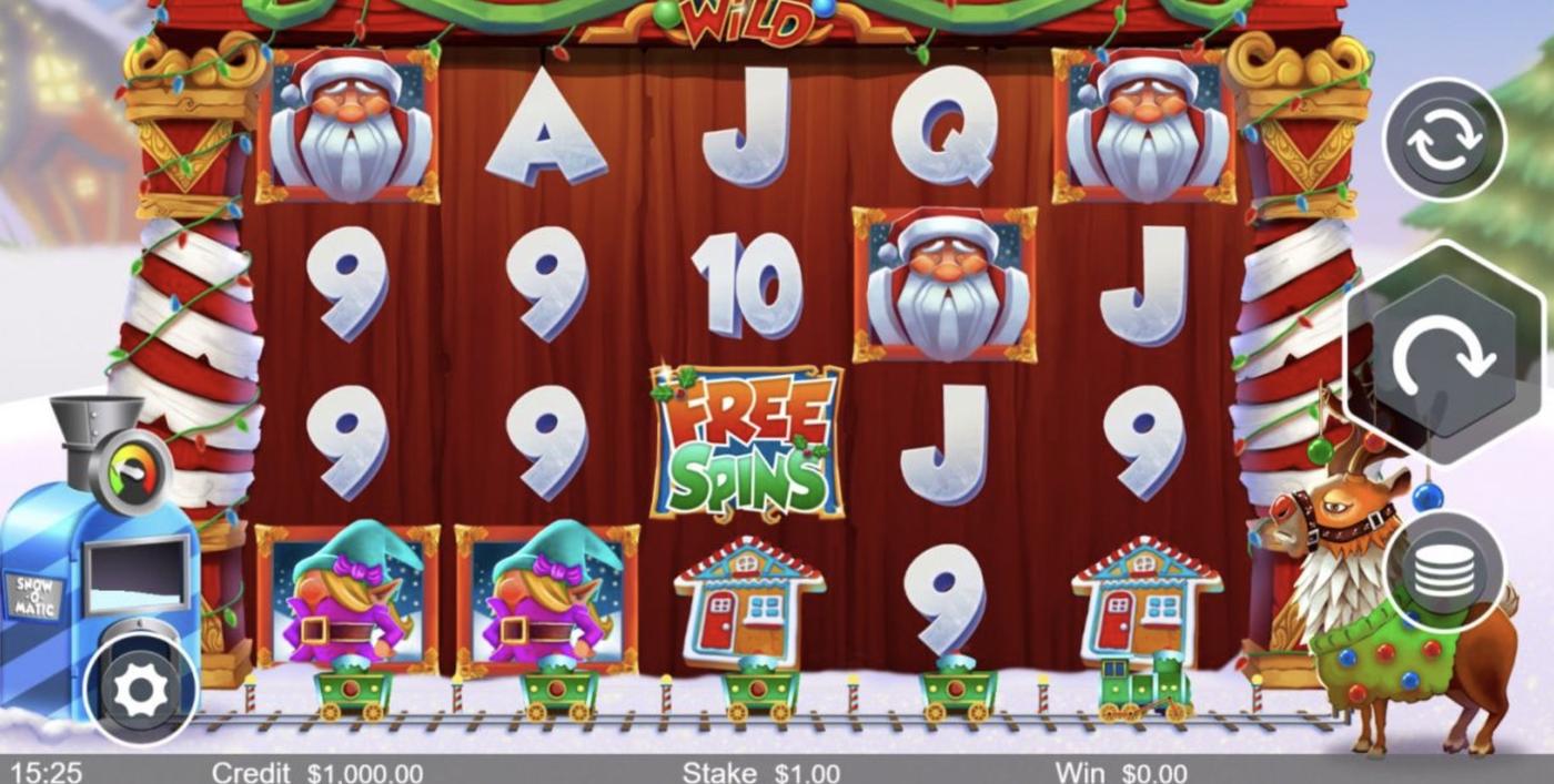 Rudolph Gone Wild: image of main menu