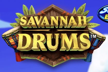 Savannah Drums Online Slot Logo