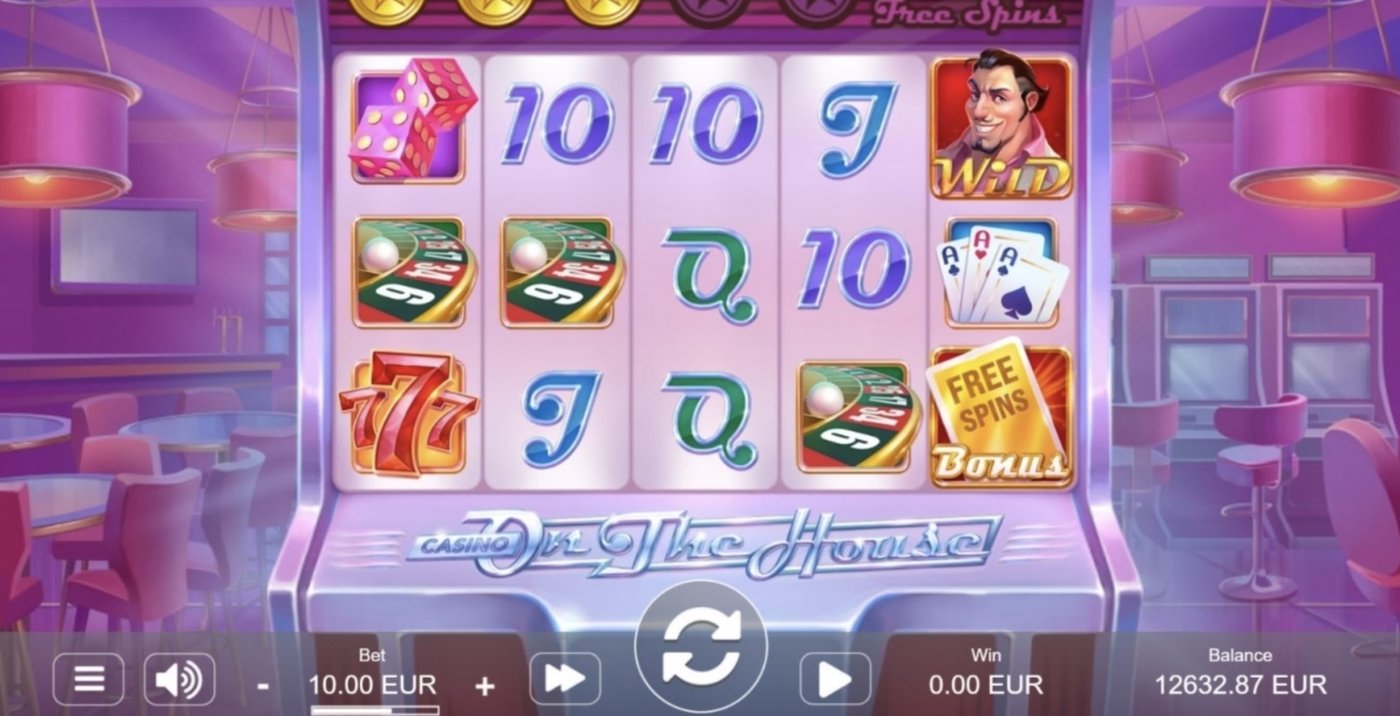 Casino on the House: image of main menu