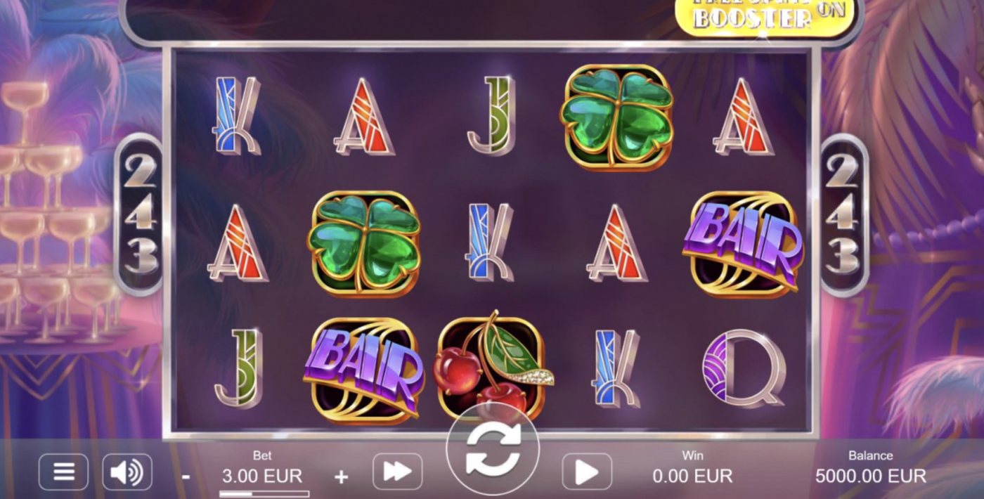 Ricky Riches: image of main menu