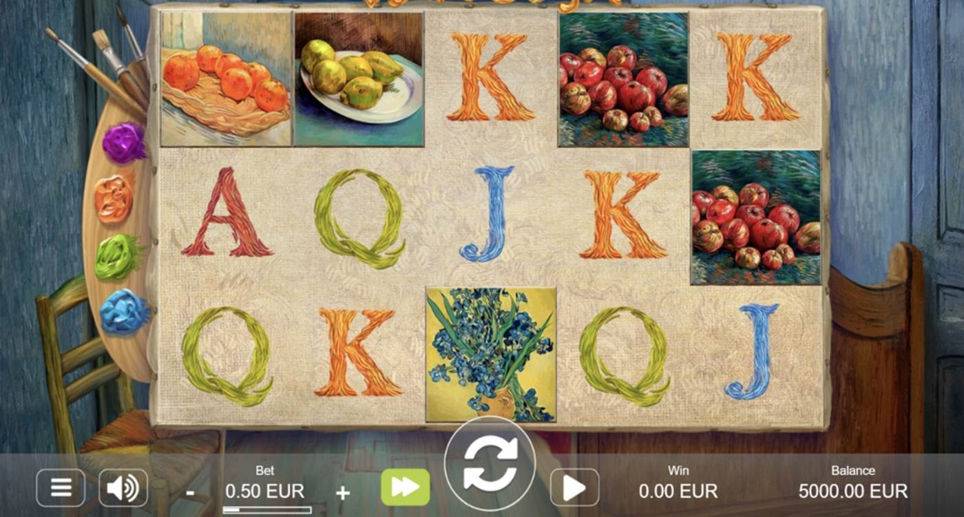 Van Gogh: image of main menu