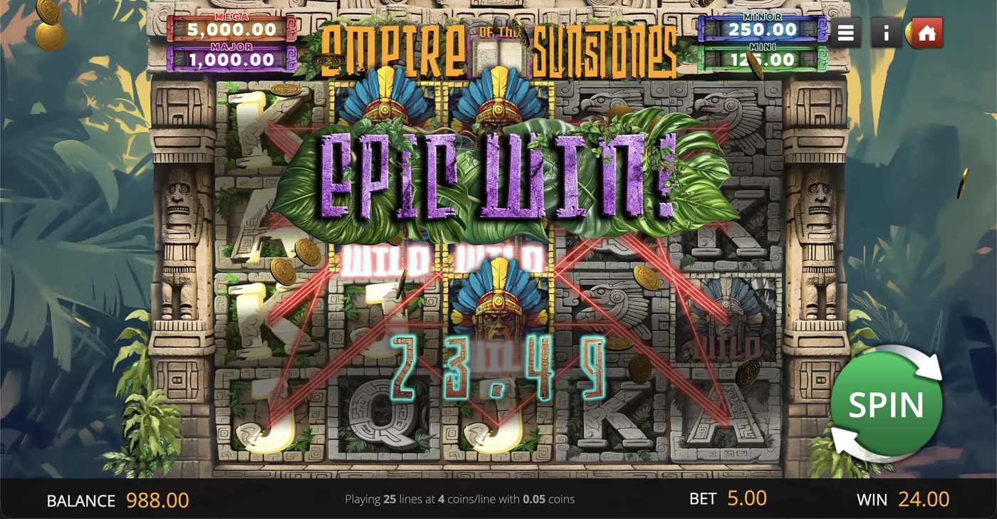 Empire Of The Sun Stones: image of winning