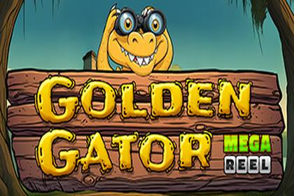 Golden Gator Online Slot Logo