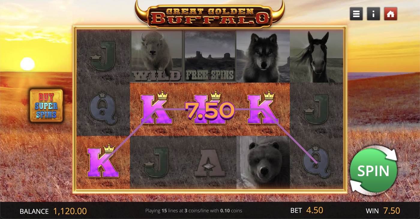 Great Golden Buffalo: image of winning