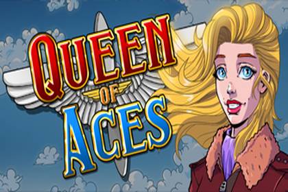 Queen of Aces Online Slot Logo
