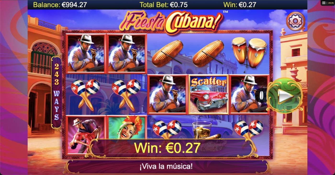 Fiesta Cubana: image of winning