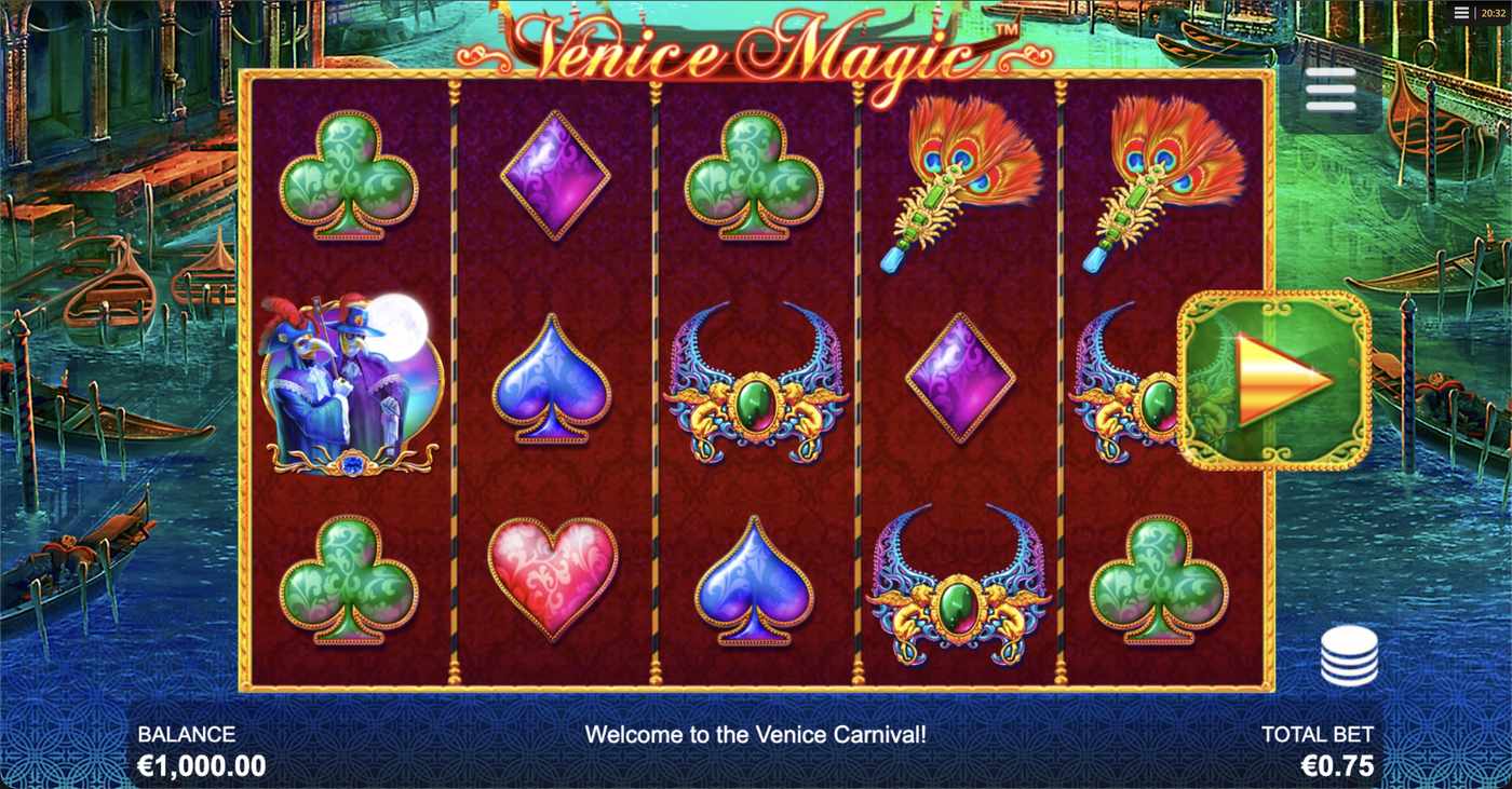 Venice Magic: image of main menu