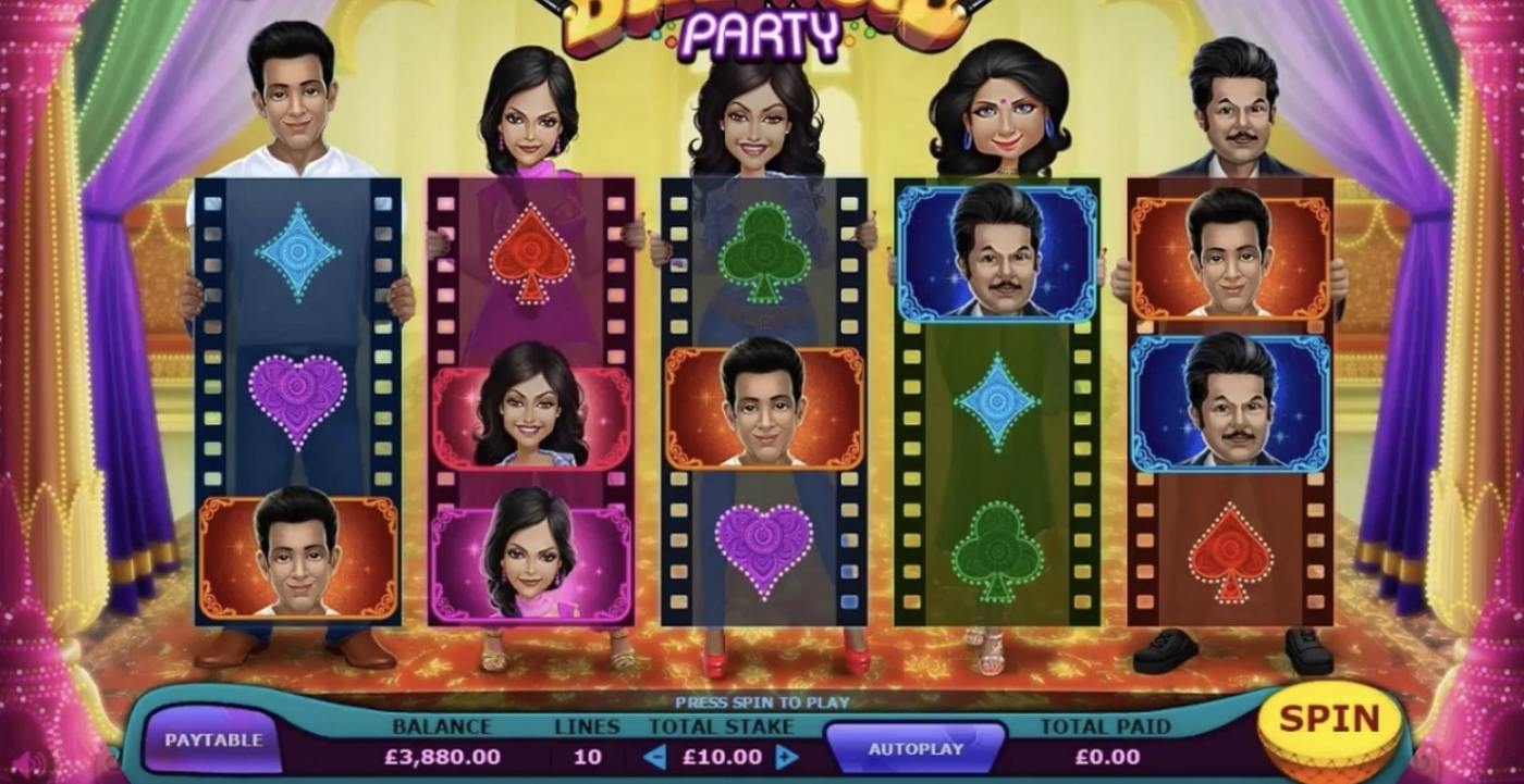 Bollywood Party: image of main menu
