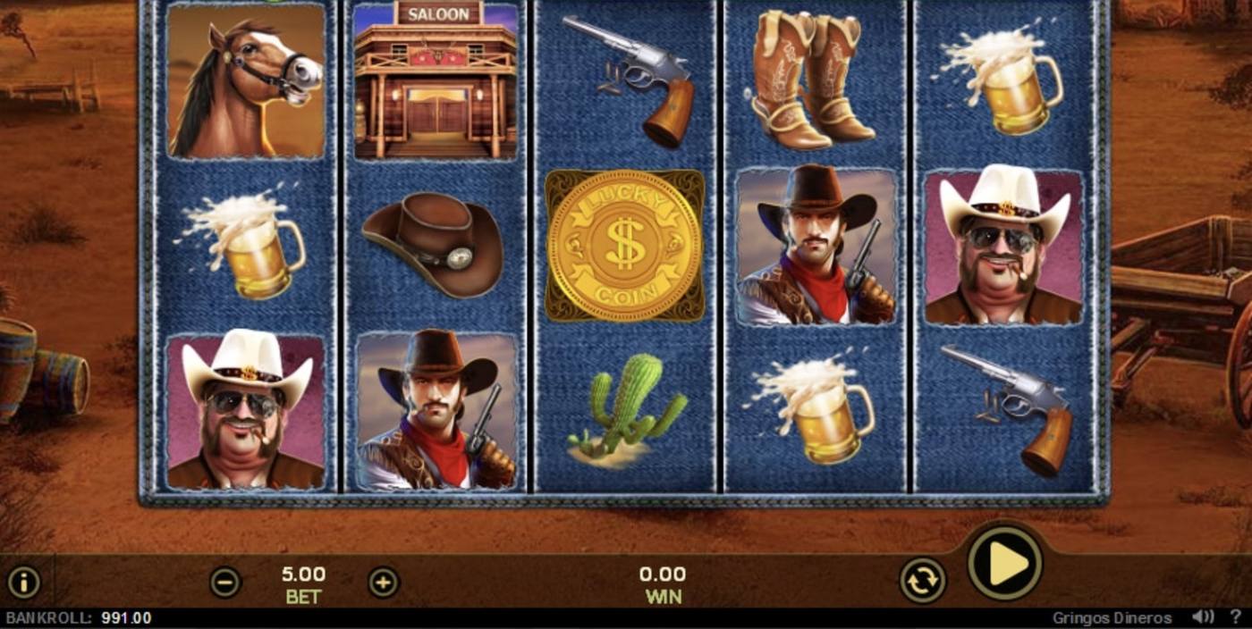 Gringo Dineros: image of main menu