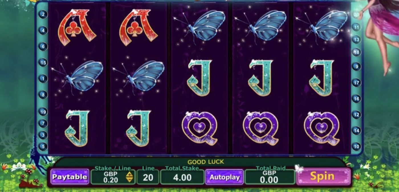 Lucky Fairy: image of main menu