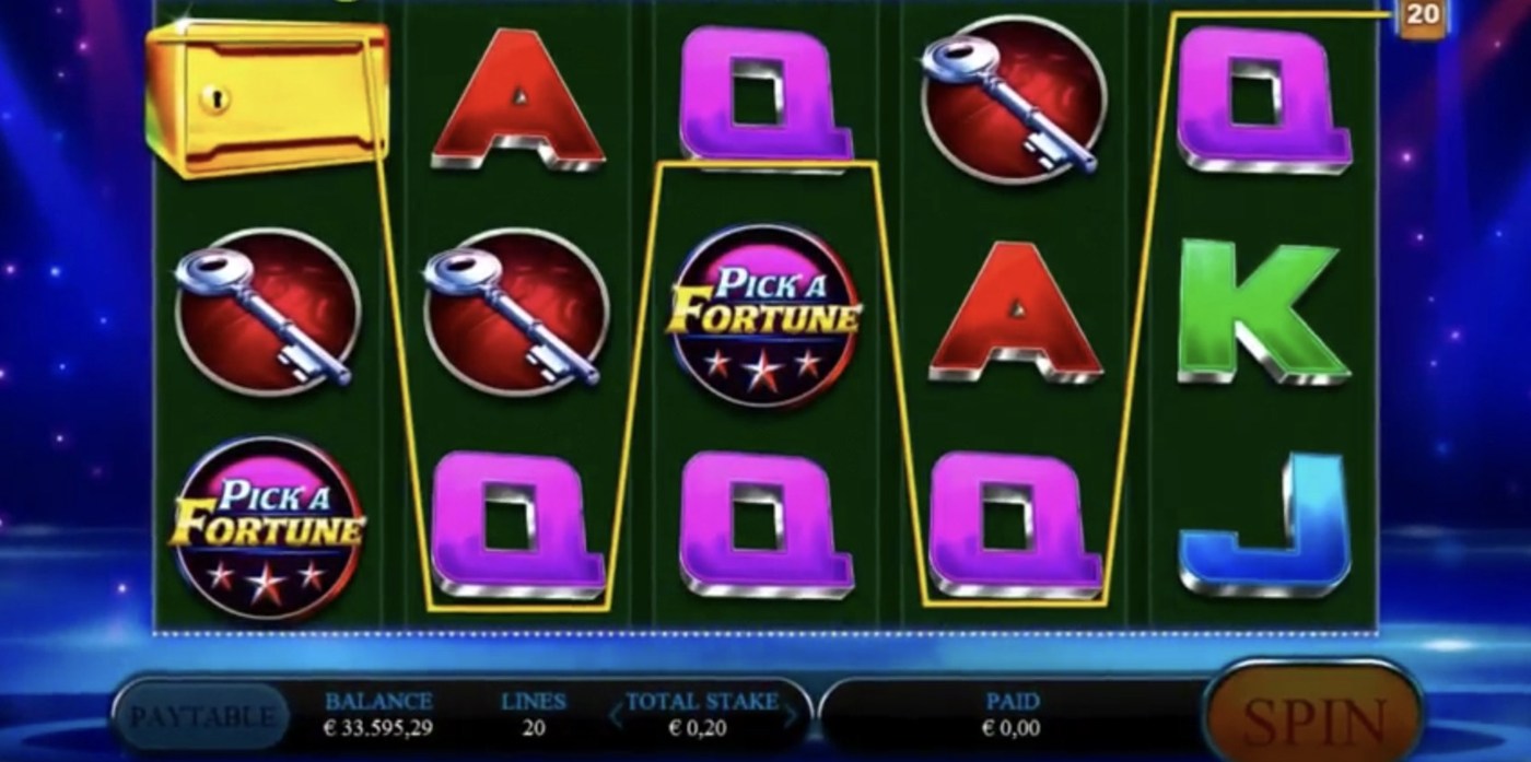Pick A Fortune: image of main menu
