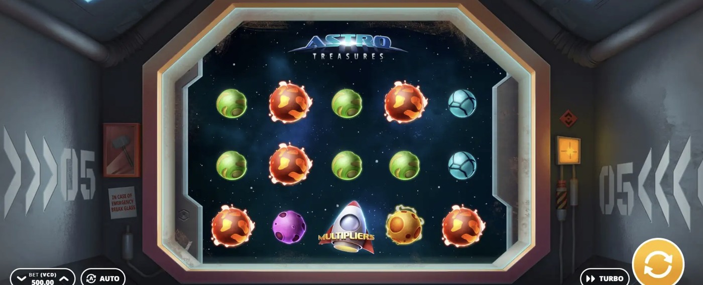 Astro Treasures: image of main menu